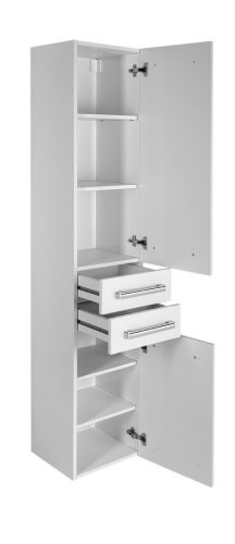 Álló szekrény, AQUALINE VEGA állószekrény 35x184x31cm, fehér: VG185