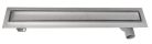 Padlóösszefolyó, AQUALINE rosttal burkolható 86x14 inox 2710-90