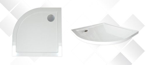 Zuhanytálca, Wellis SMC 80x80x4 íves WC00411