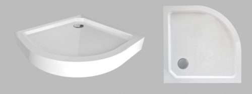 Zuhanytálca, Wellis SMC 80x80x14 íves WC00410