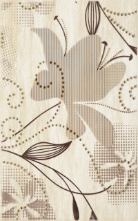 Dekorlap, Kwadro Doppia Beige Inserto A 25x40 1 db