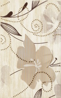 Dekorlap, Kwadro Doppia Beige Inserto B 25x40 1 db