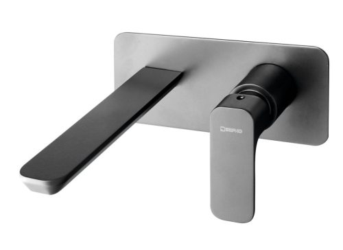 Falba süllyesztett csaptelep, Sapho SPY mosdócsaptelep matt fekete PY08/15