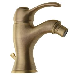   Bidé csaptelep, KIRKÉ bidécsaptelep, lefolyóval, bronz : KI03B Sapho