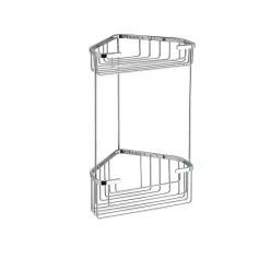 Polc, GEDY SMART Sarokpolc 200x325x151 mm, króm: 2482 Sapho