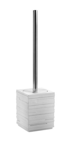 WC-kefe tartó, QUADROTTO WC-kefe, fehér : QU3302 Sapho