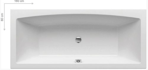 Kád, Ravak FORMY 2 180 x 80 fehér C891000000