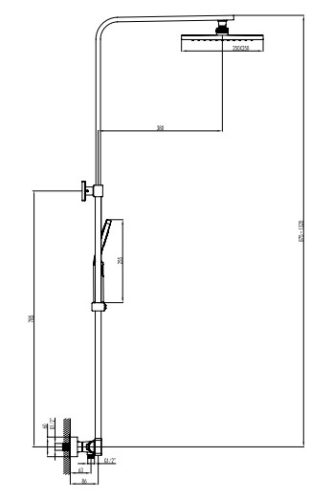 Zuhanypanel, Wellis Cascade WZ00083