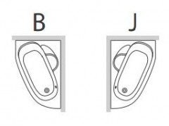 Hidromasszázs kád, M-Acryl Daria  150x100 Wellness Premium Plus 28 fúvókás elektronikus