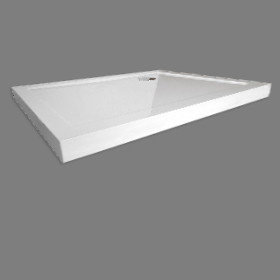 Zuhanytálca, Wellis akril 120x90x14 szögletes magas WC00337