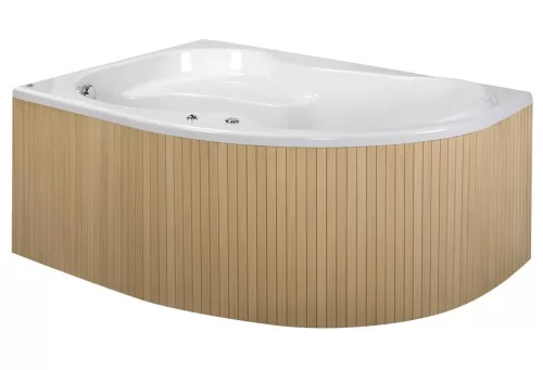 Hidromasszázs kád, M-Acryl Azalia  160x105 Wellness 22 fúvókás elektronikus