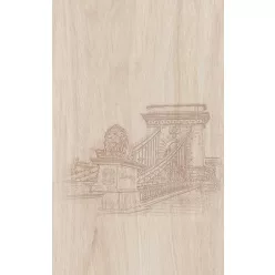   Dekorcsempe, Zalakerámia QUADOR F-42070 25X40 ZAL-DQUAF42070