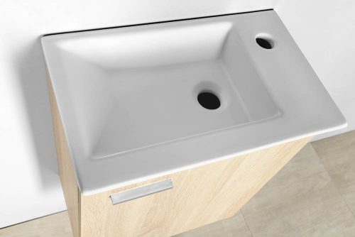 Alsó szekrény, Aqualine Fali 44X50 cm 51046DP platina tölgy jobbos