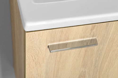 Alsó szekrény, Aqualine Fali 44X50 cm 51046DP platina tölgy jobbos