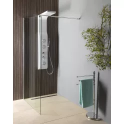 Walk-in, AQUALINE WALK IN Fix zuhanyfal, 90x190 cm WI091