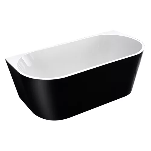 Kád, Wellis Calabria Black 170x80x58cm WK00138