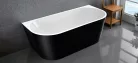 Kád, Wellis Calabria Black 170x80x58cm WK00138