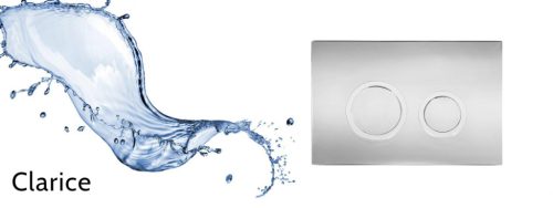 Öblítőtartály, Wellis Round nyomólap kerek gombbal EE00275