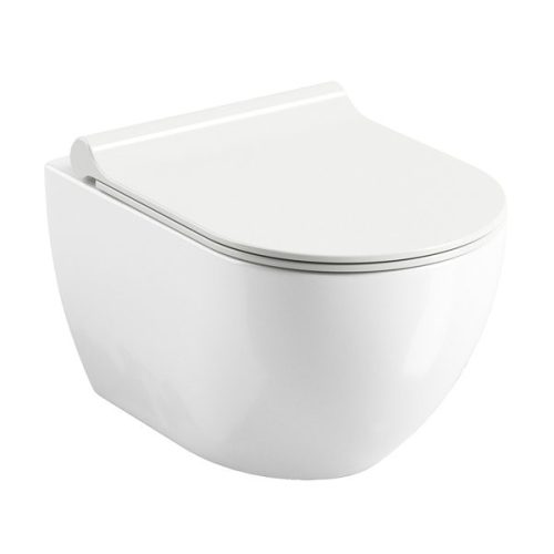 WC, Ravak Uni Chrome RimOff fali fehér X01535