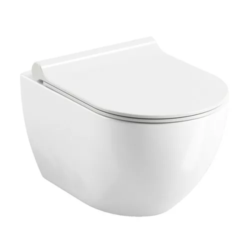 WC, Ravak Uni Chrome RimOff fali fehér X01535