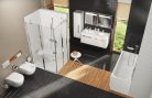 WC, Ravak Uni Chrome RimOff fali fehér X01535