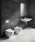 WC, Ravak Uni Chrome RimOff fali fehér X01535