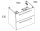 Fürdőszobabútor alsó szekrény, Valore CLEVER 2 FIÓKOS SZEKRÉNY WHITE  60 CM CERAM WHITE