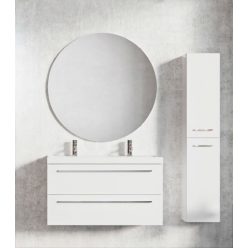   Fürdőszobabútor alsó szekrény, Valore CLEVER 2 FIÓKOS SZEKRÉNY WHITE 80 CM CERAM WHITE