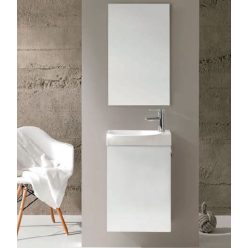   Komplett fürdőszobabútor, Valore CITY 3 MOSDÓ SZEKRÉNY 45 CM 1A + PORC. MOSDÓ WHITE