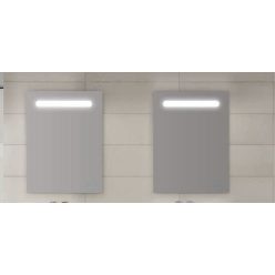   Tükör, Valore TÜKÖR LED VILÁGÍTÁSSAL + USB TÖLT + PÁRA MENTESÍTŐ FŰTÉS VAB-166764  60 CM