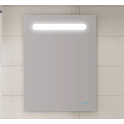   Fürdőszoba tükör, Valore TÜKÖR LED VILÁGÍTÁSSAL + USB TÖLT + PÁRA MENTESÍTŐ FŰTÉS 80 CM