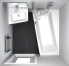 Kád, Ravak 10 aszimmetrikus változat jobbos 170x100 C821000000