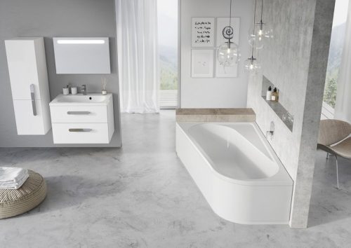 Kád, Ravak Chrome 170 aszimmetrikus változat balos CA31000000