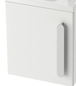 Ajtó fürdőszobai szekrényhez, Ravak Chrome 400 balos fehér X000000540