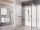 Walk-in, Ravak Walk-In Corner Set 110x80, zuhanykabin fekete+transparent GW1CD430SZ1