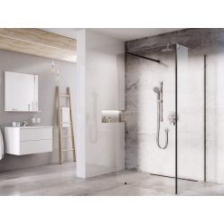   Walk-in, Ravak Walk-In Corner Set 120x80, zuhanykabin fekete+transparent GW1CG430SZ1