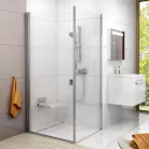 Zuhanykabin, Ravak Chrome CRV1-90+CPS-90 fix fal szatén 1QV70U01Z1/9QV70U00Z1