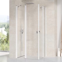   Zuhanykabin, Ravak Chrome Zuhanykabin CRV2-90 (szatén+transparent) 1QV70U00Z1