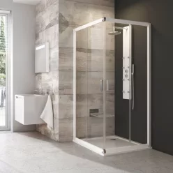   Zuhanykabin, Ravak Blix BLRV2-90 krómhatású+Trans. 1LV70C00Z1