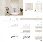 Listello, Zalakerámia Travertino SIENA L-102 3X25 ZAL-DSIEL-102