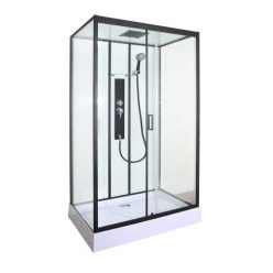   Hidromasszázs zuhanykabin, Sanotechnik aszimmetrikus 120x80cm SKY3 CL75