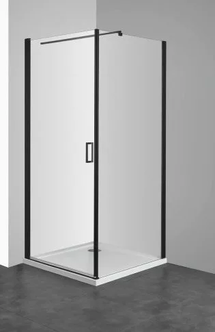 Zuhanyajtó, Sanotechnik lengő 90cm ELITE BLACK T90B