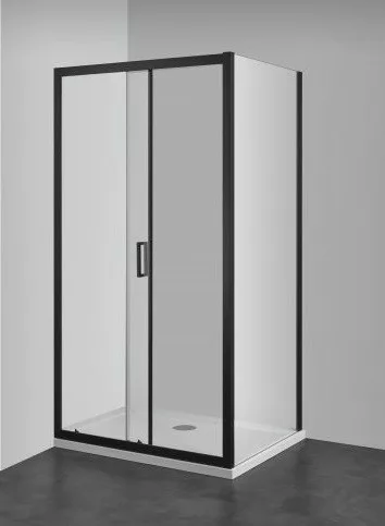 Zuhanyfal, Sanotechnik 90cm ELITE BLACK F90B