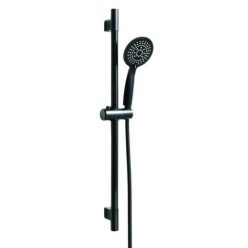Zuhanyszett, Sanotechnik sínes fekete ELITE BLACK AS620