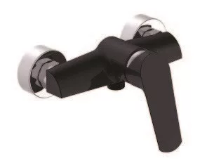 Zuhany csaptelep, Sanotechnik fekete SOHO 729-4