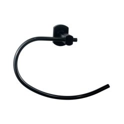 Törölközőtartó, Sanotechnik fekete gyűrű SOHO 7110B