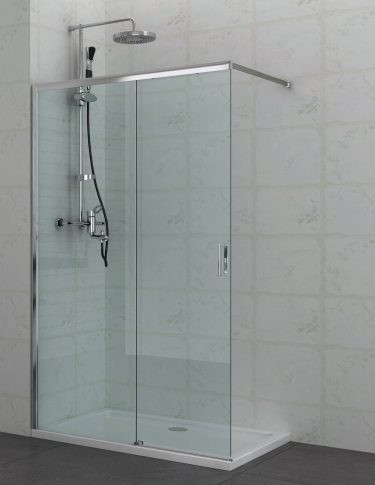 Zuhanyajtó, Sanotechnik tolóajtóval 120cm ELITE WK120