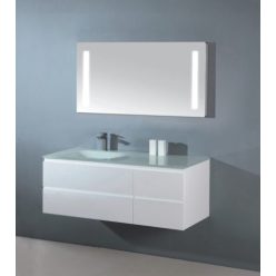 Mosdó, Sanotechnik üveg 100x46cm szögletes B512