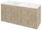 Fürdőszobabútor alsó szekrény, Sapho AMIA 119x60x45 Texas tölgy AM120