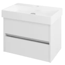   Alsó szekrény, Sapho NIRONA mosdótartó szekrény 67x51,5x43 cm fehér NR070